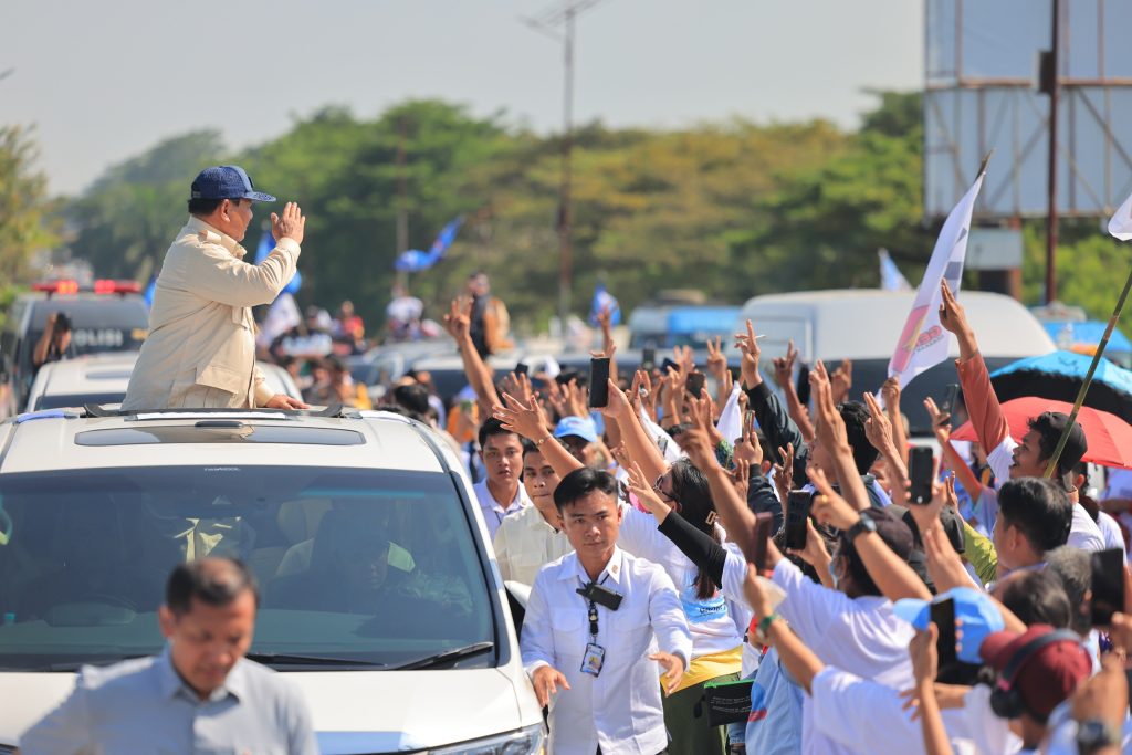 Prabowo Merasa Hilang Rasa Capek Setelah Bertemu Masyarakat