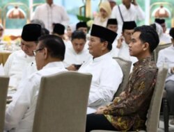 Prabowo Subianto Hadiri Acara Buka Puasa Bersama Partai Golkar Bersama Gibran, Menegaskan Menghormati Proses dan Menantikan Keputusan MK