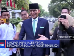 Sandiaga Minta Kader PPP Tidak Mengomentari Hak Angket Pemilu