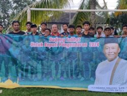 Milenial Pangandaran Mendeklarasikan Dukungan untuk Pasangan Dadang-Iwan dalam Pilkada 2024