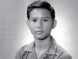 Prabowo Subianto in His Younger Days