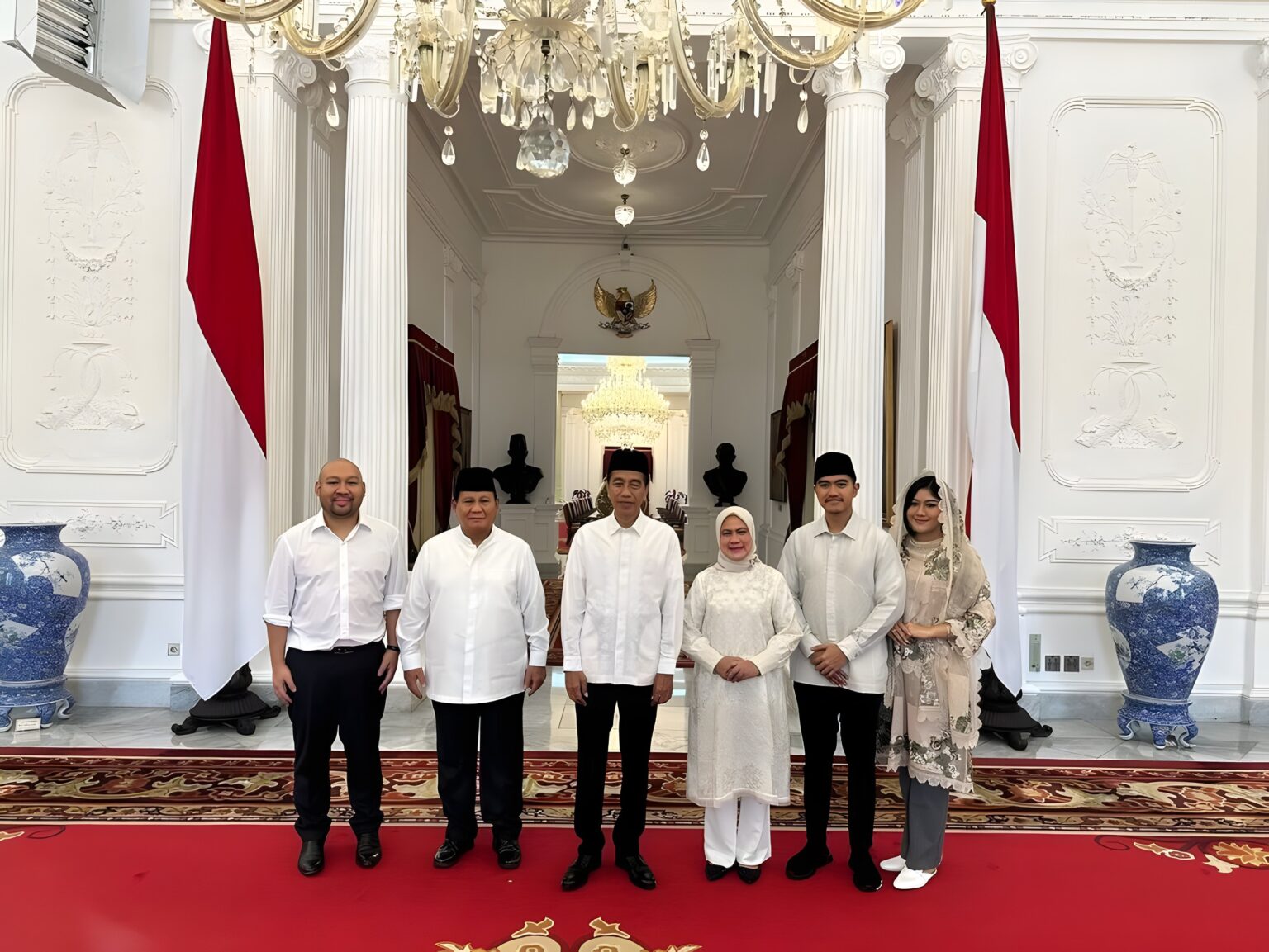 Prabowo Subianto Mengunjungi Kerabat dari Jokowi, ARB, Dasco, Zulhas, dan Airlangga pada Hari Kedua Lebaran