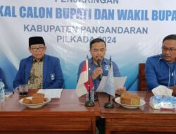 DPD Partai Amanat Nasional (PAN) Pangandaran Mengakhiri Pendaftaran Calon Bupati dan Wakil Bupati