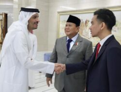 Prabowo Subianto dan Gibran Rakabuming Raka Menemui Emir Qatar dan Perdana Menteri Qatar untuk Membahas Kerja Sama termasuk Situasi di Gaza