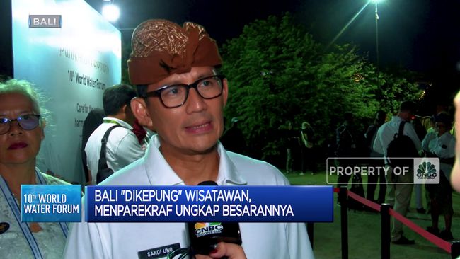 Menparekraf Mengungkap Besarannya, Bali Dikelilingi oleh Turis