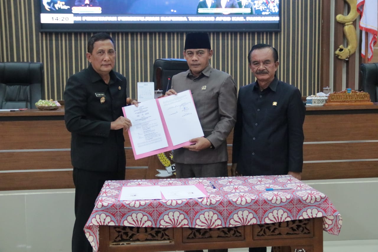 DPRD Kabupaten Pangandaran Menetapkan Rekomendasi Atas LHP BPK RI Tahun 2023