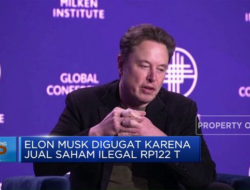 Elon Musk Digugat karena Diduga Jual Saham Secara Ilegal Senilai Rp122 T