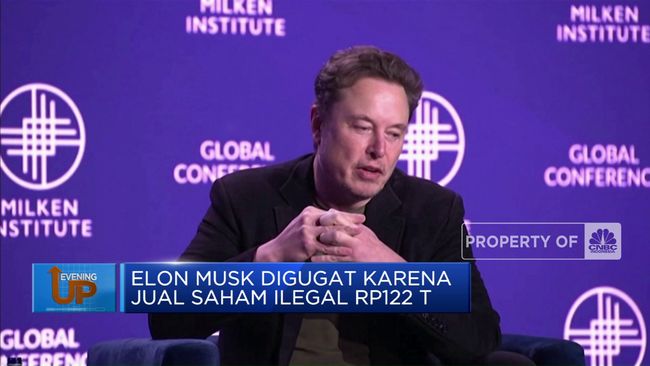 Elon Musk Digugat karena Diduga Jual Saham Secara Ilegal Senilai Rp122 T