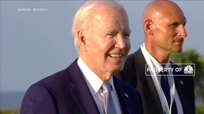 Biden Dianggap Linglung di Pertemuan KTT G7 di Italia