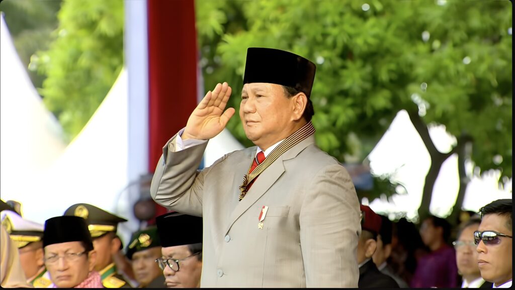 Prabowo Subianto Excitedly Returns to Activities After Surgery at Bhayangkara’s 78th Anniversary