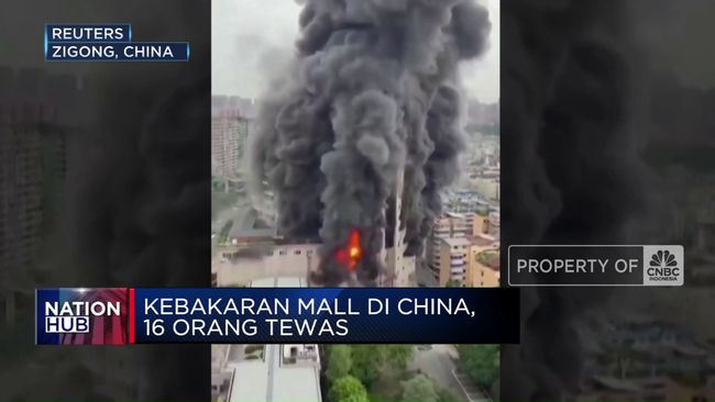 Video : Kebakaran Hebat di China Menelan Korban Jiwa 16 Orang