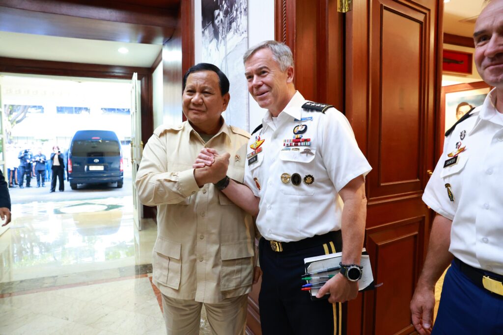 Prabowo Subianto and Commander of U.S. Special Operations Command Discuss Strengthening Partnership