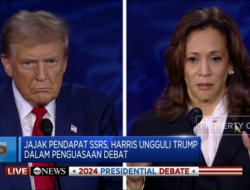 Harris Lebih Mendominasi Materi Debat Daripada Trump Menurut Hasil Poling