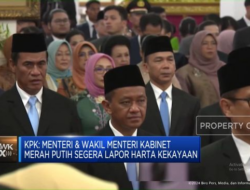 Menteri dan Wakil Menteri Kabinet Merah Putih Diminta Segera Melaporkan Harta